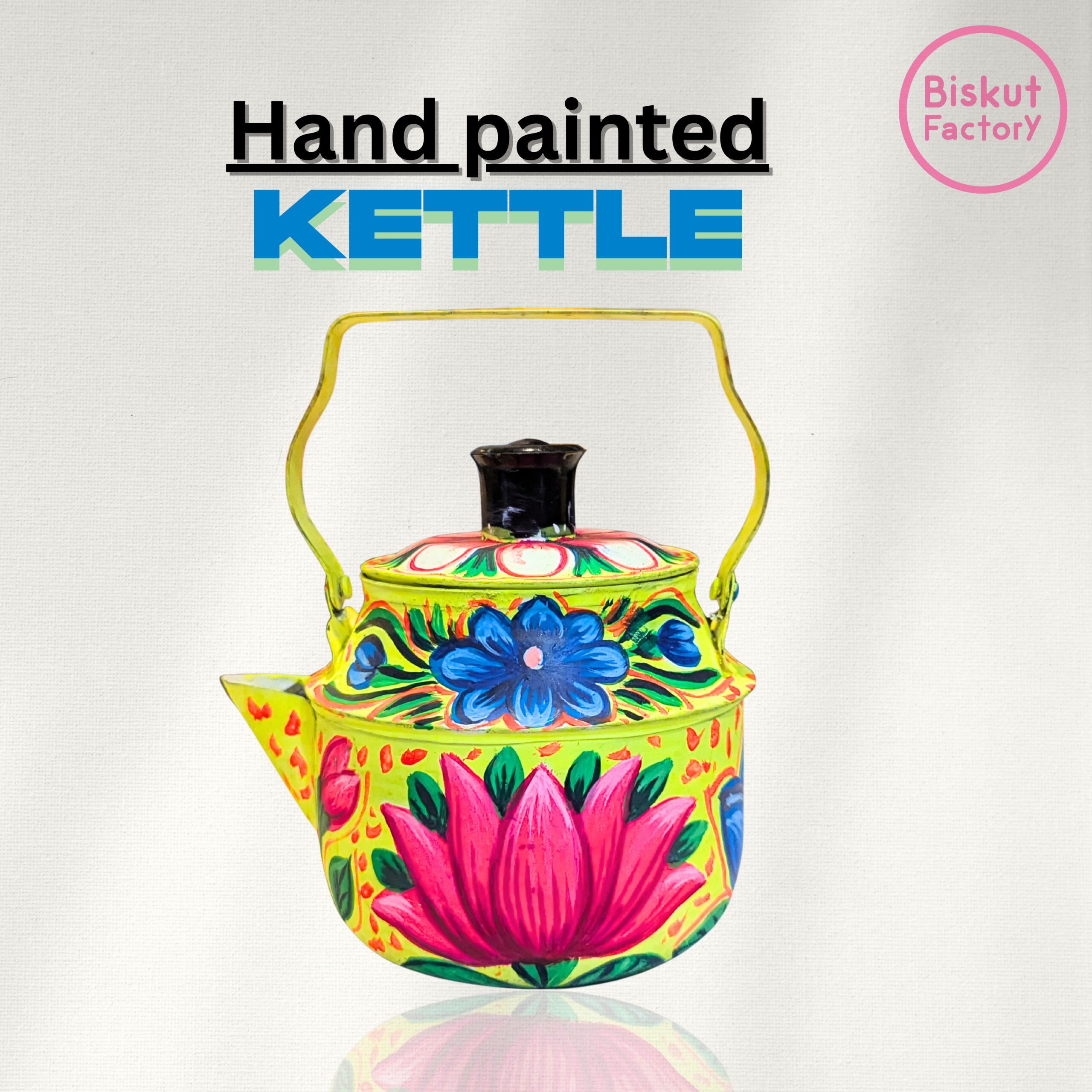 Hand Painted Kettle