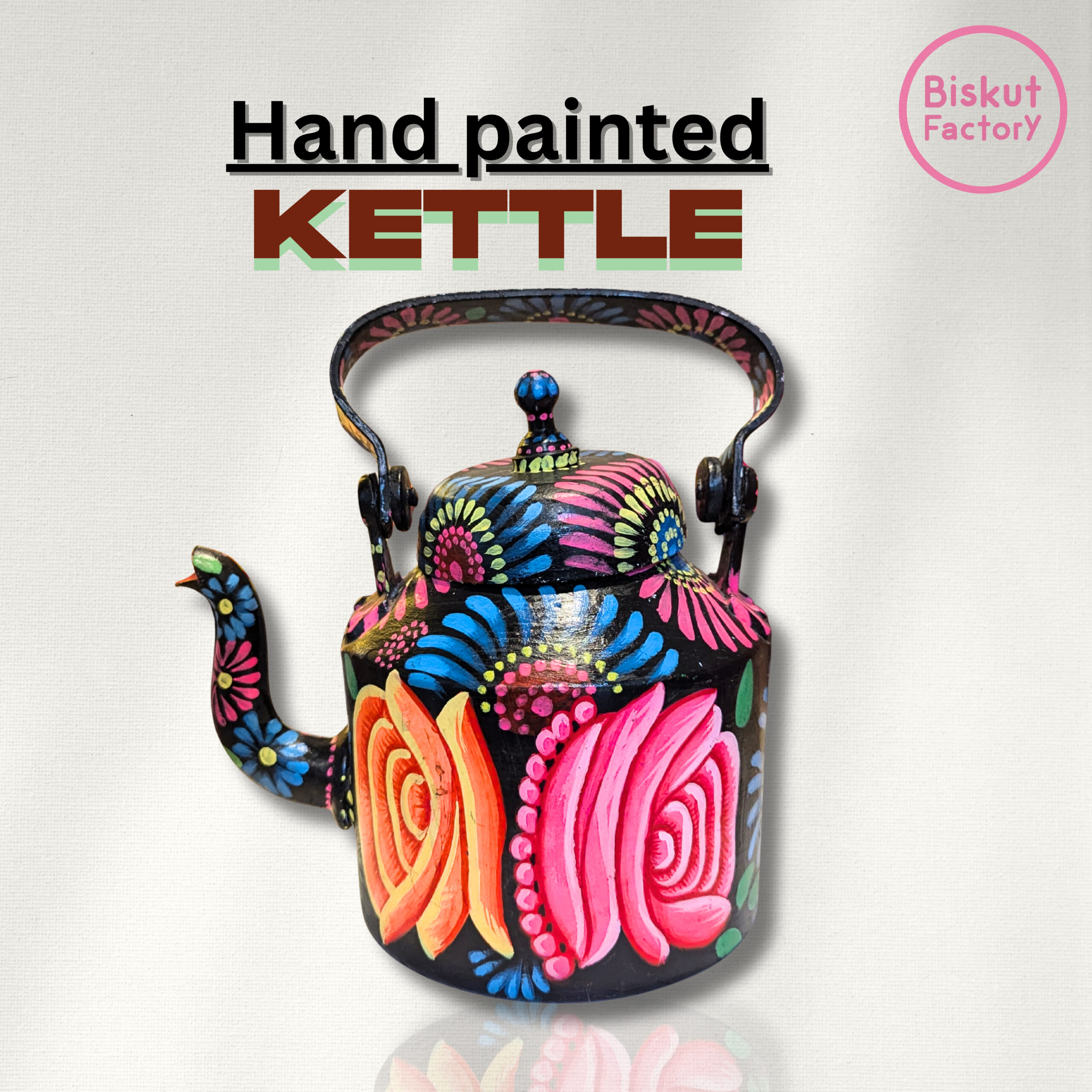 Hand Painted Kettle