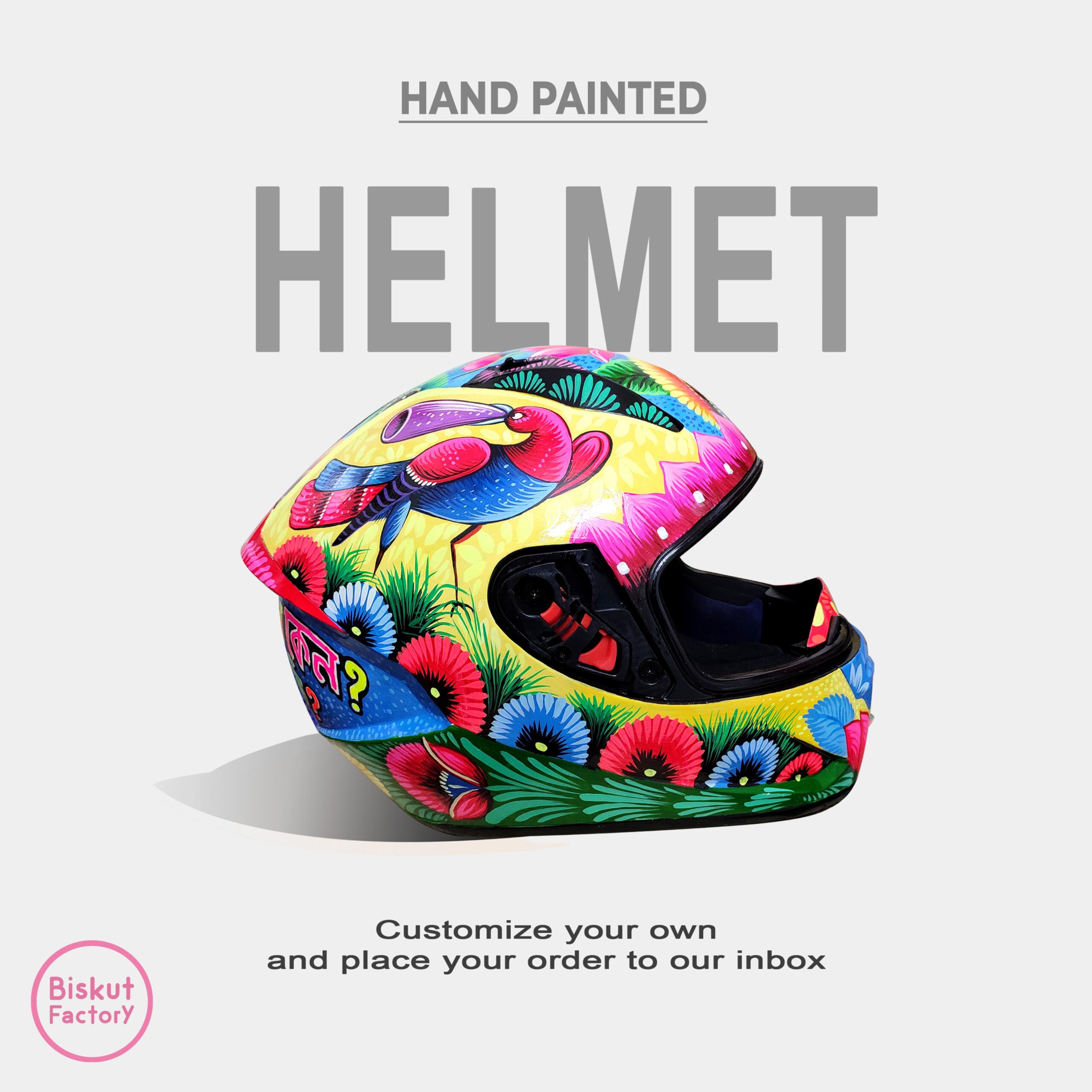 Hand-Painted Helmet