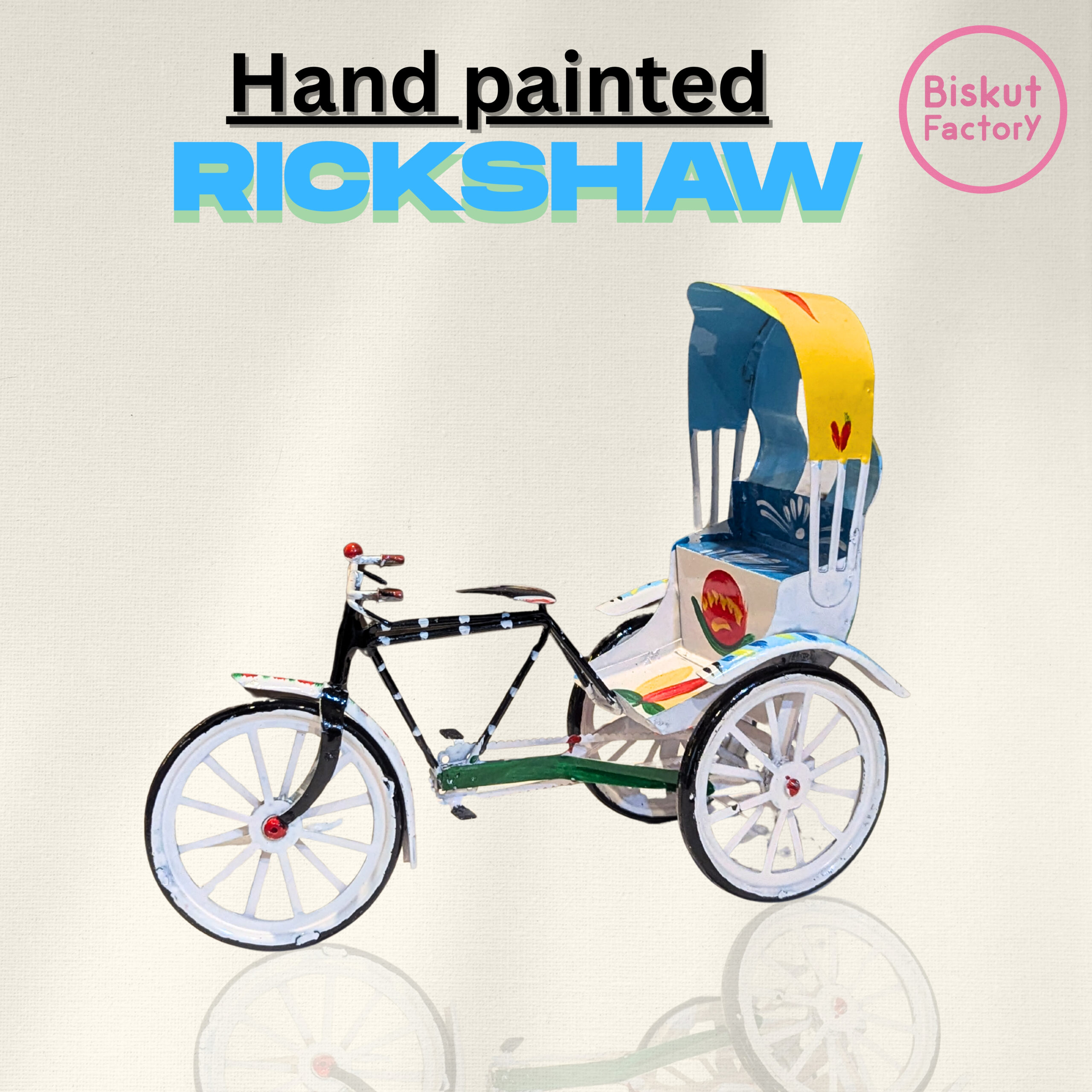 Hand painted Rickshaw 'S'