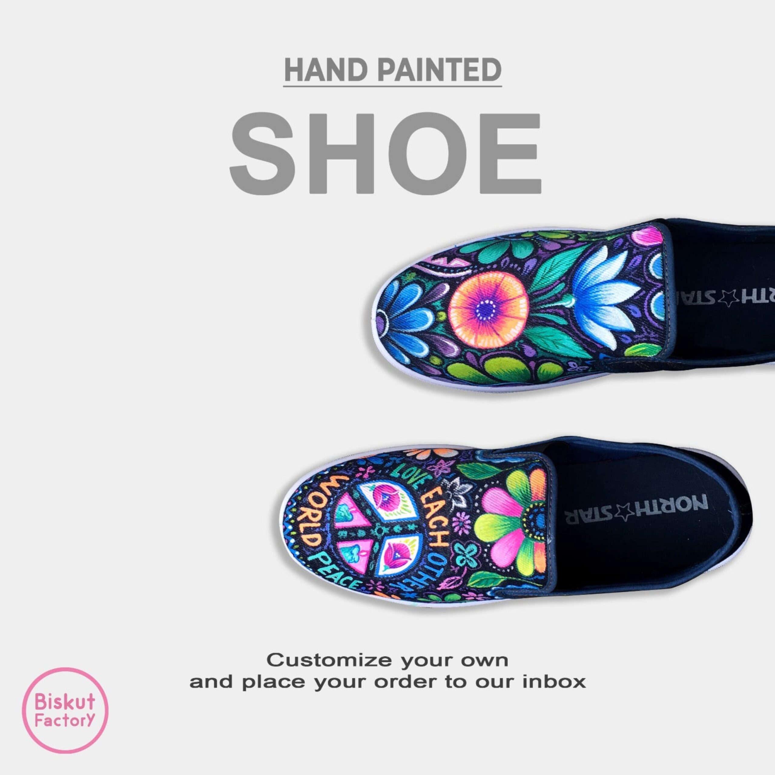 Hand-Painted Shoe