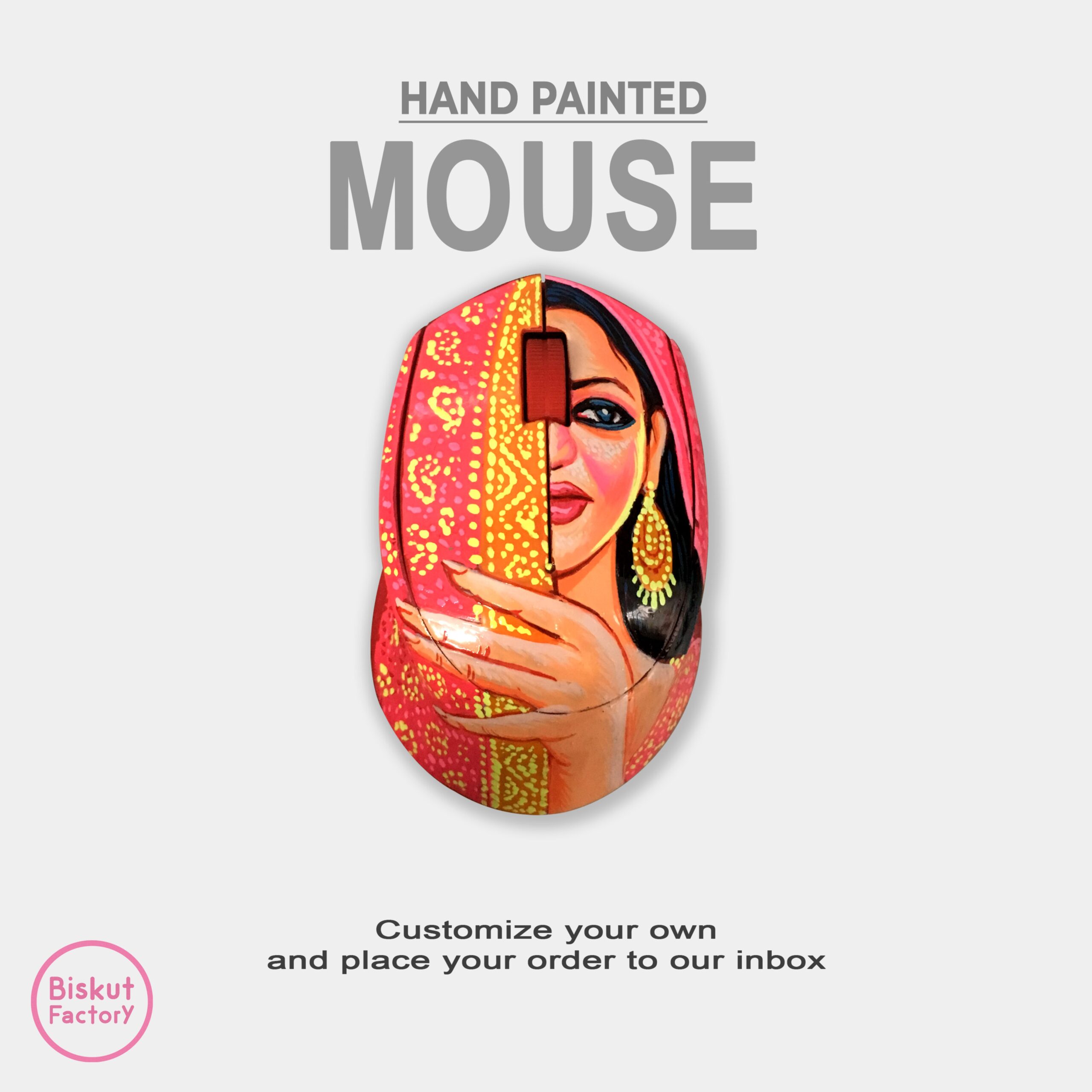 Hand-Painted Mouse –