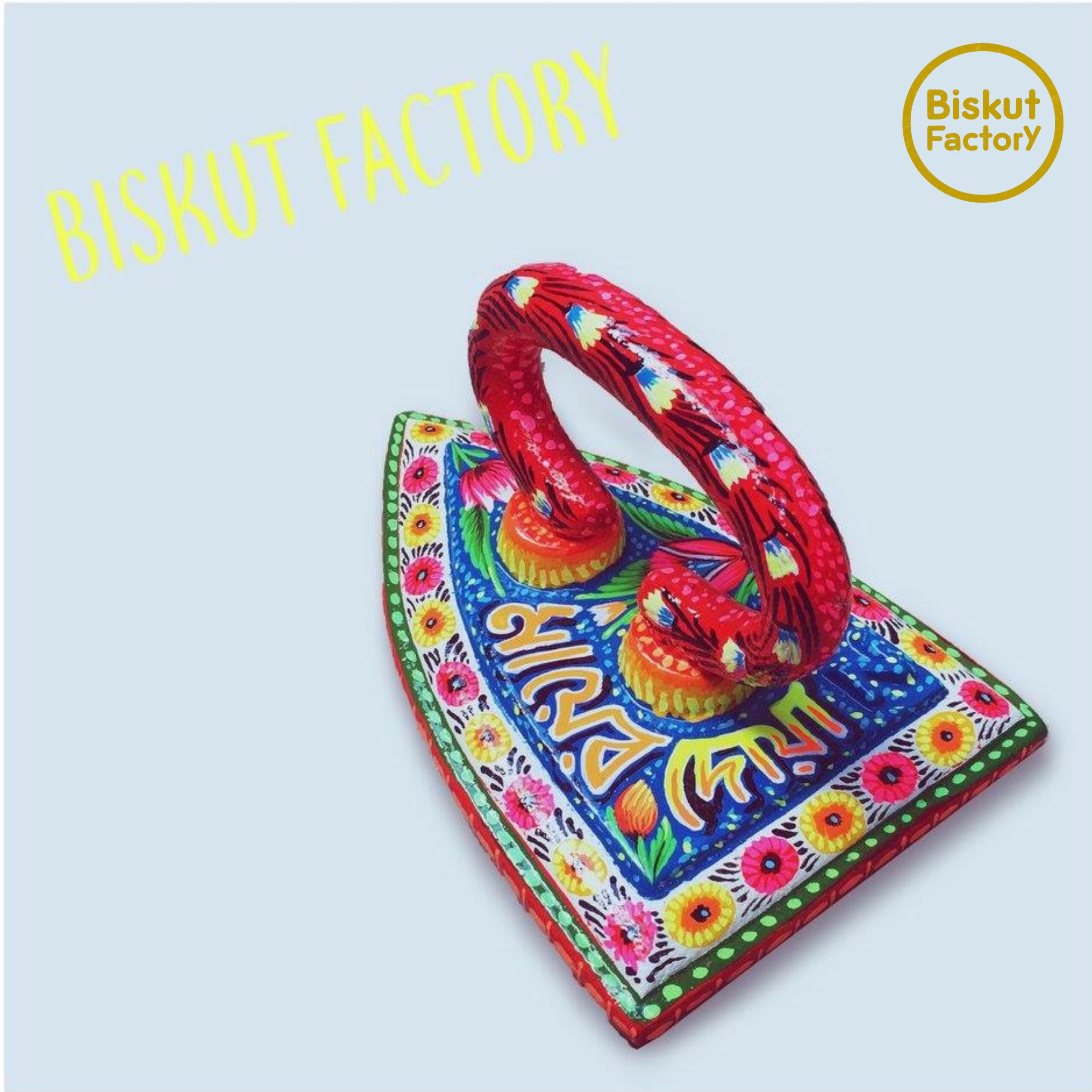 Hand-Painted Iron Machine