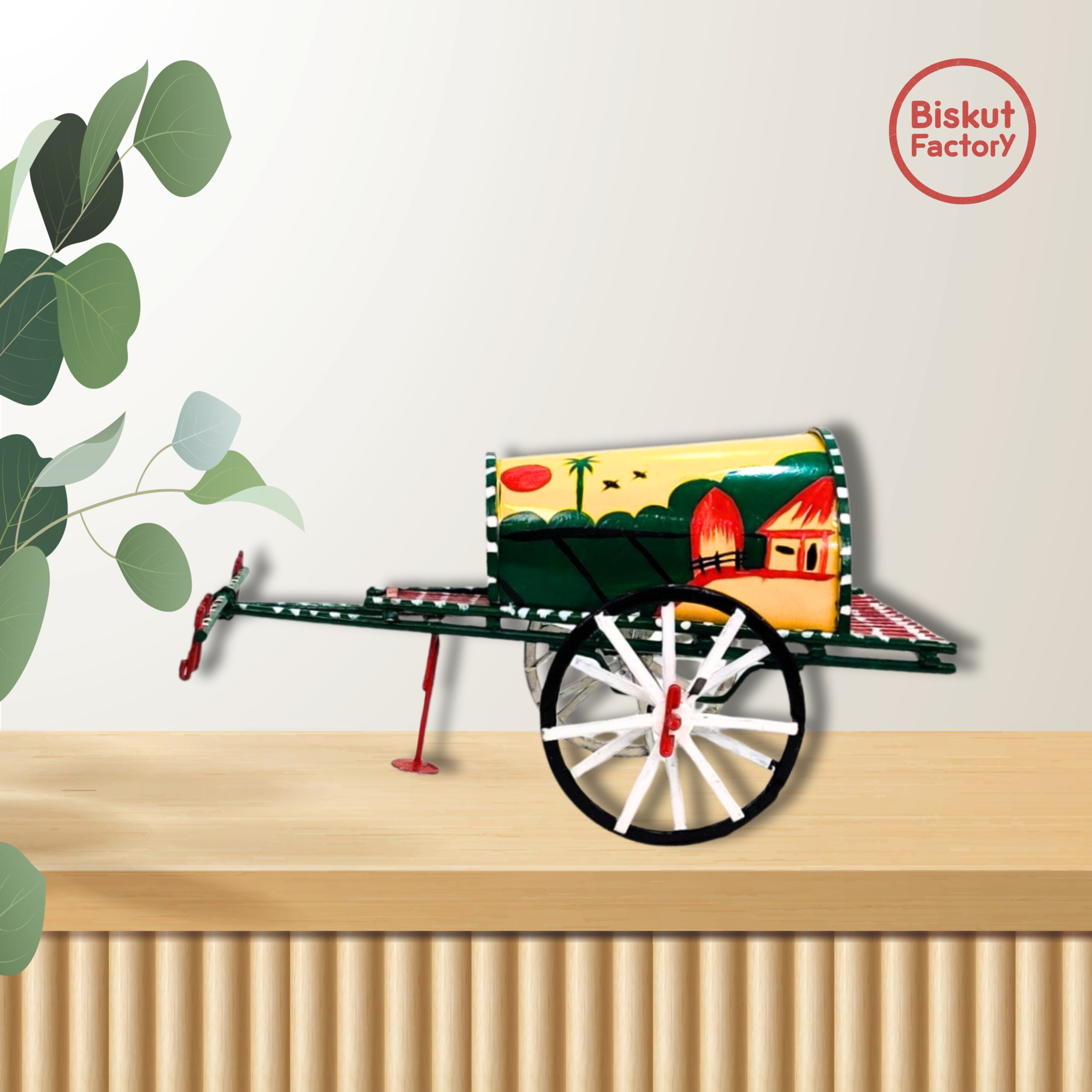 গরুর গাড়ি ( Hand Painted Bullock-cart )